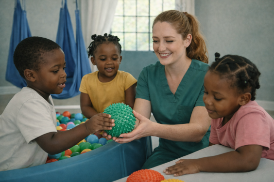 Paediatric occupational therapy – sensory integration in Hazyview